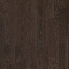 Паркетна дошка POLARWOOD Ясень Lungo, кантрі, темно-коричневий лак V0, м²
